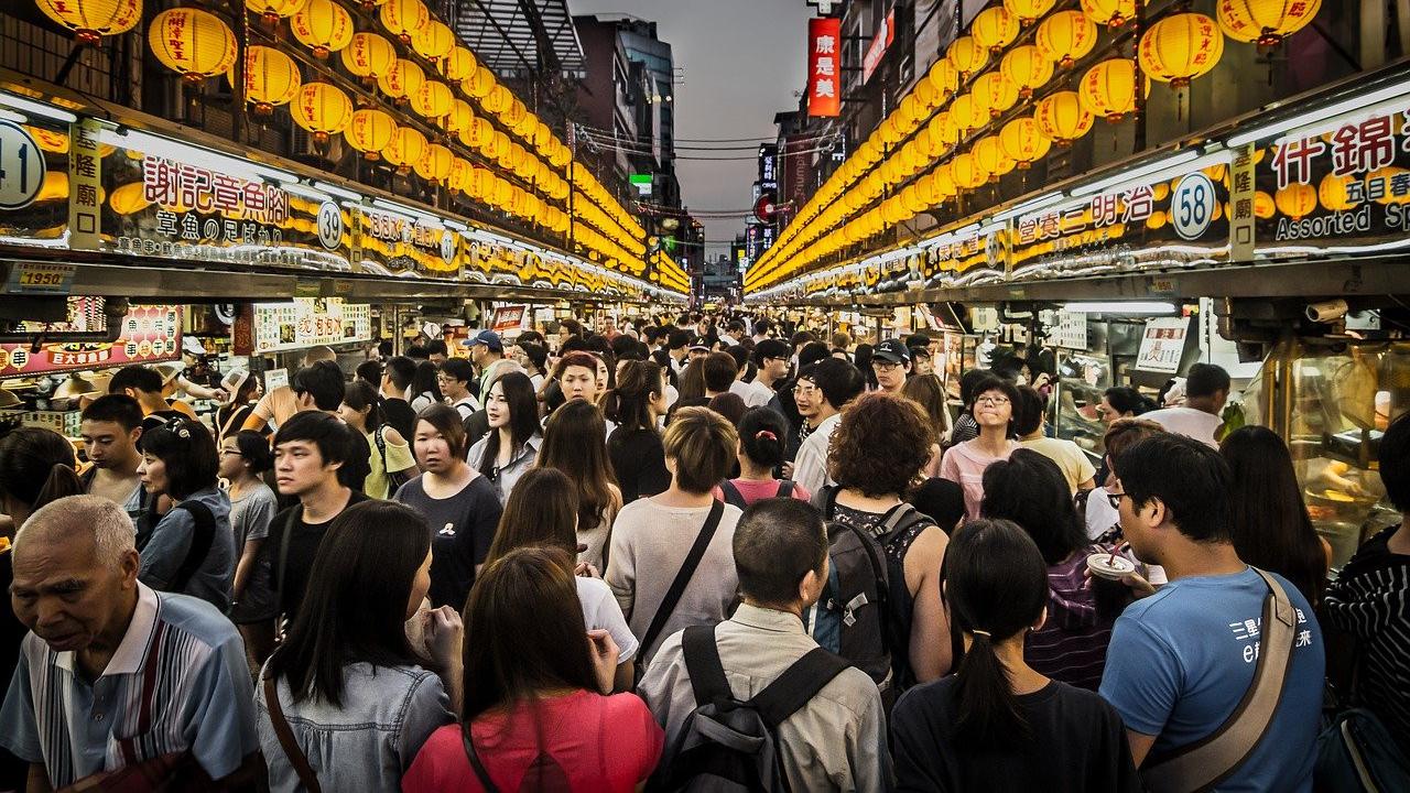 Keramaian pasar malam di Taiwan (Pixabay)