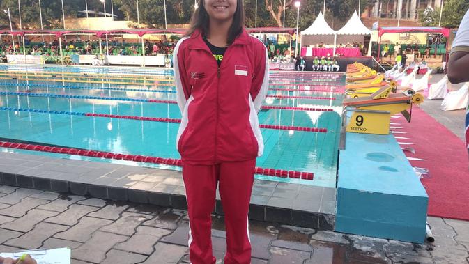 Adellia Permata Dari Kolam Renang Asean Schools Games 2019 Bola Liputan6 Com