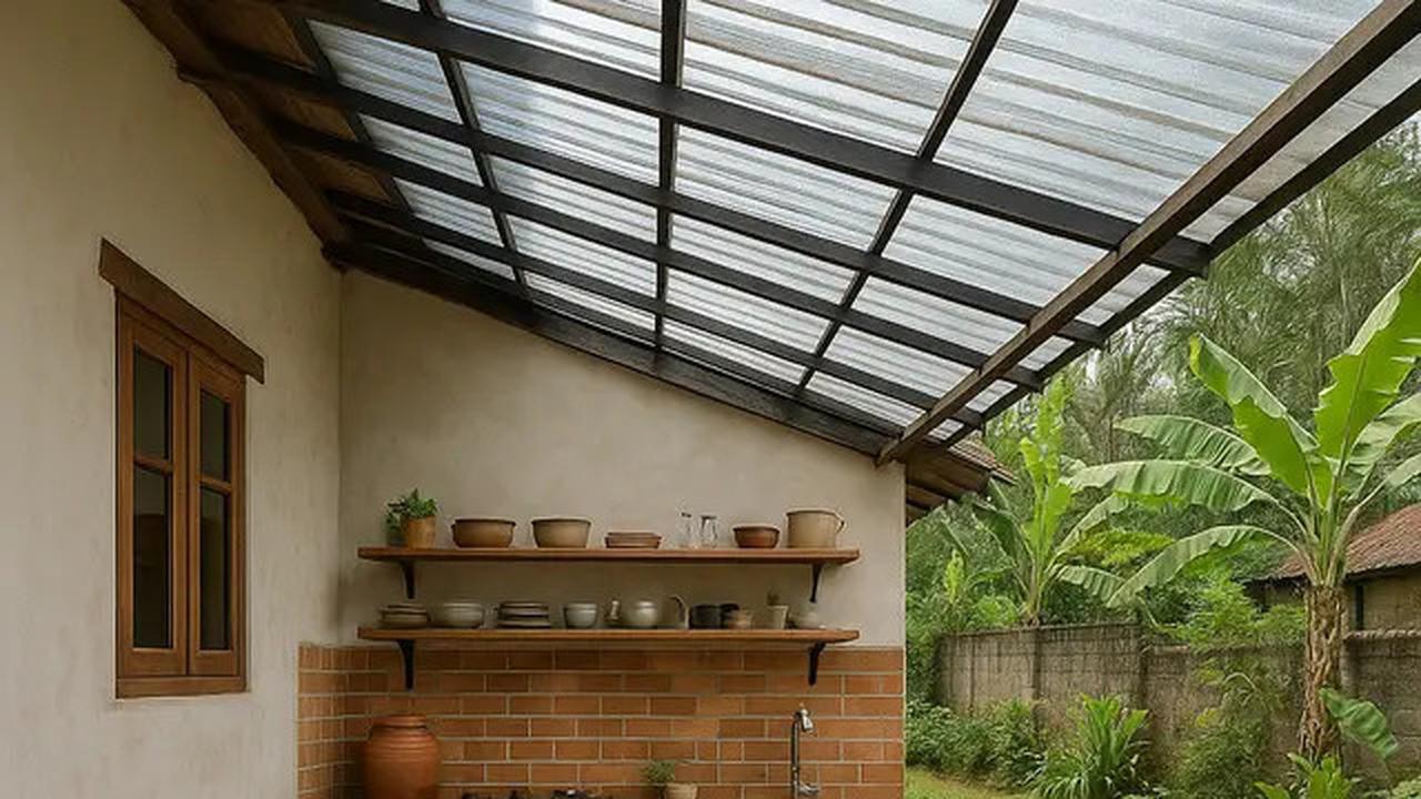 7 Model Dapur Belakang Rumah di Kampung yang Sederhana Tapi Elegan