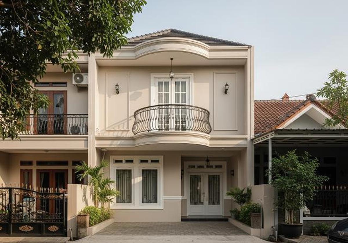7 Desain Tampak Depan Rumah Mungil dengan Balkon Mini, Panduan untuk Hunian Estetik dan Fungsional