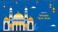 Ilustrasi Tahun Baru Islam. (Image by freepik)
