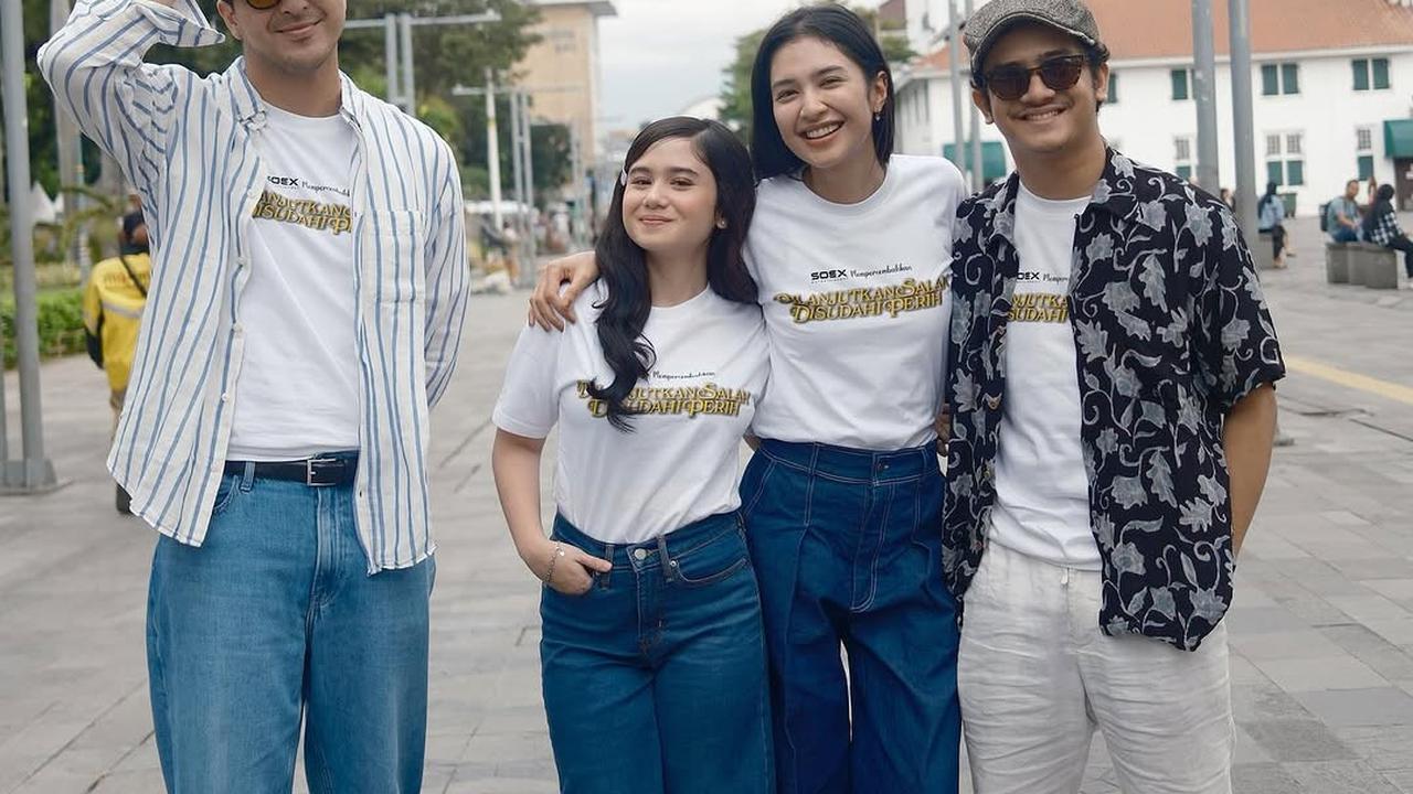 Potret Tissa Biani Ngabuburit di Kota Tua Bareng Cast Film 'DILANJUTKAN SALAH DISUDAHI PERIH'