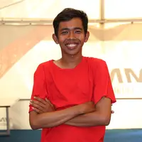 Dede Sunandar pemain utama sinetron Super Dede (Galih W. Satria/bintang.com)