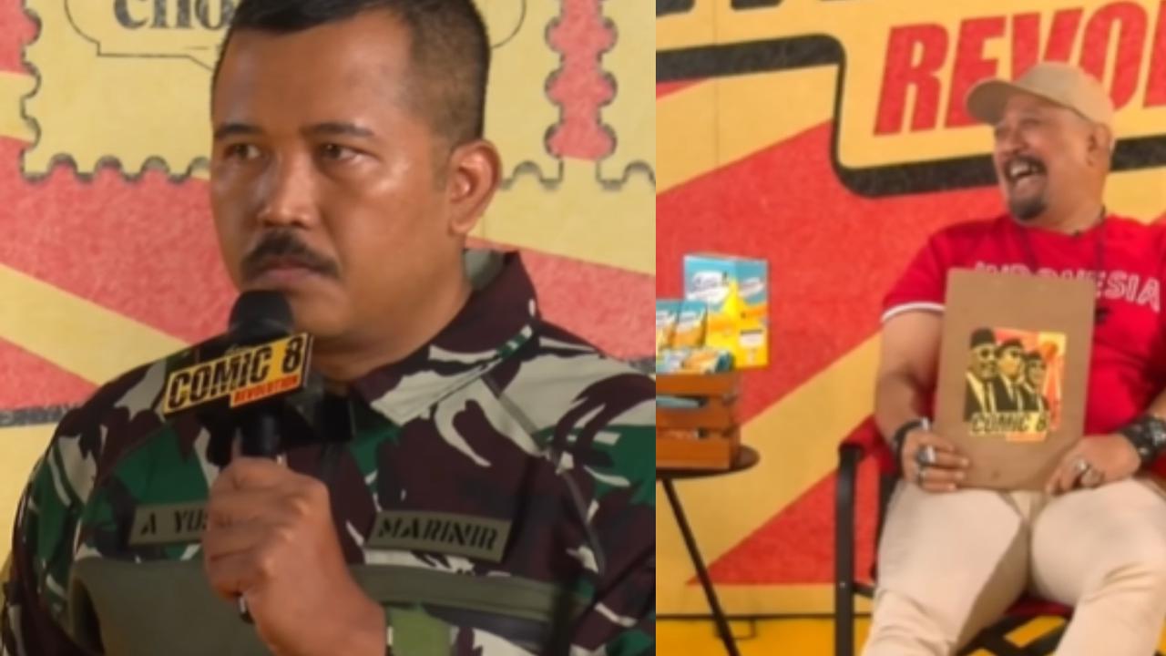 Marinir TNI AL Ikut Audisi Stand Up Comedy Sampai Bikin Indro Ngakak, Makin Pecah Bilang 'Kamu Ketawa Tak Tempeleng