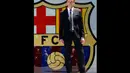 Foto kenangan saat Tito Vilanova memulai kariernya sebagai pelatih Barcelona pada 15 Juni 2012 lalu. Kini, mantan pelatih Barcelona Tito Vilanova meninggal dunia pada usia 45 tahun, (25/4/2014). (REUTERS/Albert Gea)