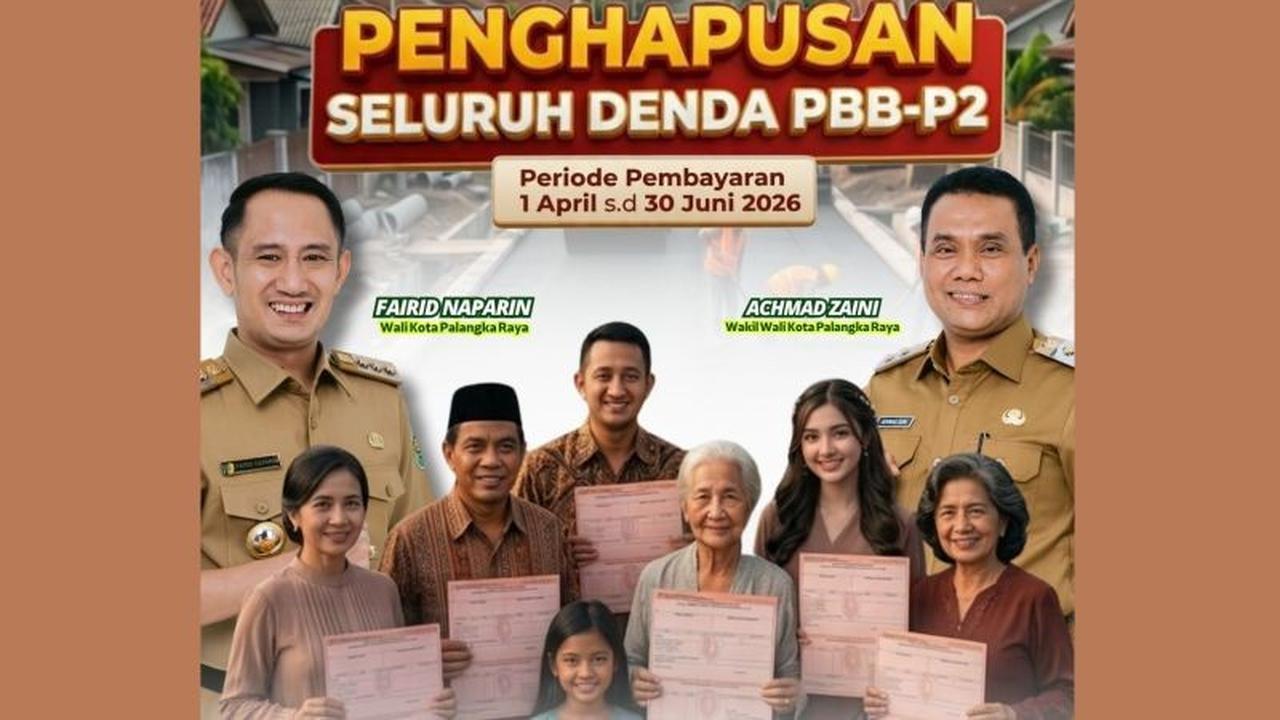 Palangka Raya Hapus Denda PBB: Dorong Kepatuhan Warga dan Tingkatkan PAD