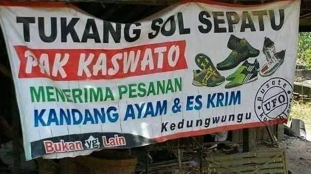 6 Potret Nama Tempat Usaha Ini Nyeleneh Banget, Bikin Mikir Dua Kali
