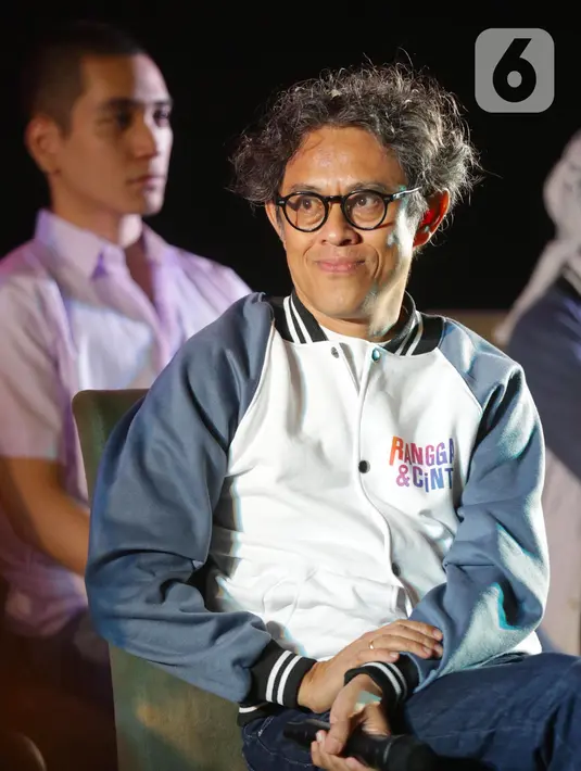 Sutradara Riri Riza mengungkapkan adalah sebuah kebahagiaan tersendiri bisa menemukan bakat-bakat baru dalam film-film yang diproduksi. (Liputan6.com/Helmi Fithriansyah)