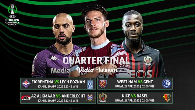 Daftar Pertandingan UEFA Conference League 2022/2023 Babak 8 Besar Leg Kedua di Vidio