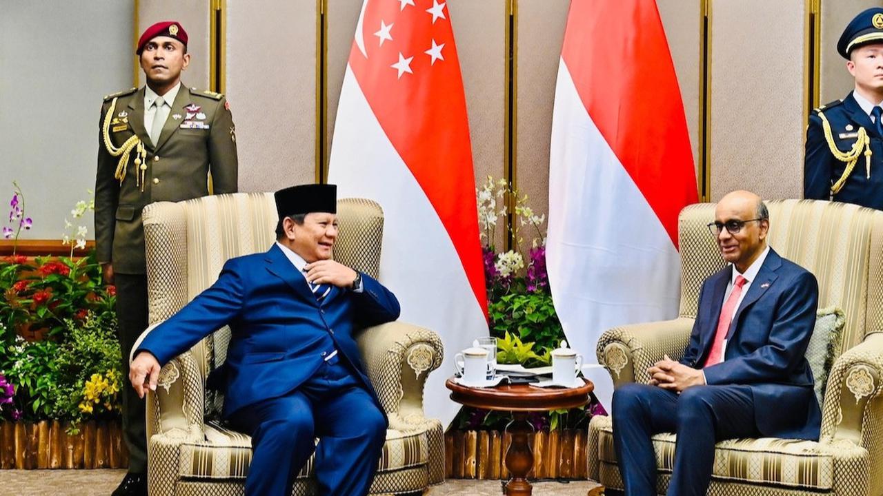 Prabowo Serukan Gencatan Senjata Gaza dan Israel-Iran Saat Bertemu PM Singapura