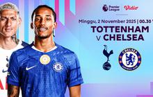 Nonton Liga Inggris 2025/26: Tottenham vs Chelsea, Eksklusif di Vidio