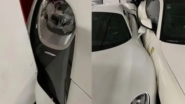Porsche 918 Spyder mengalami rusak parah