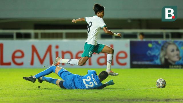Foto: Aksi Arkhan Kaka Dkk saat Timnas Indonesia U-17 Mengalahkan Palestina, Selangkah Lagi ke Piala Asia!