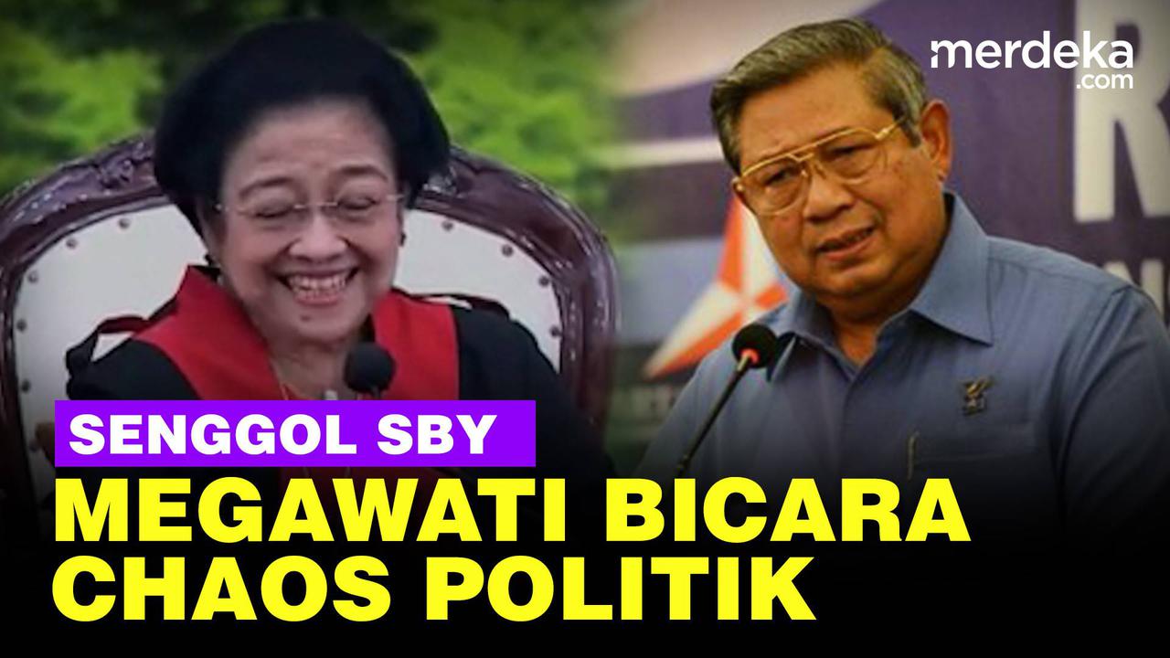 VIDEO: Megawati Balas Sindiran SBY Soal Chaos Politik di Pemilu 2024