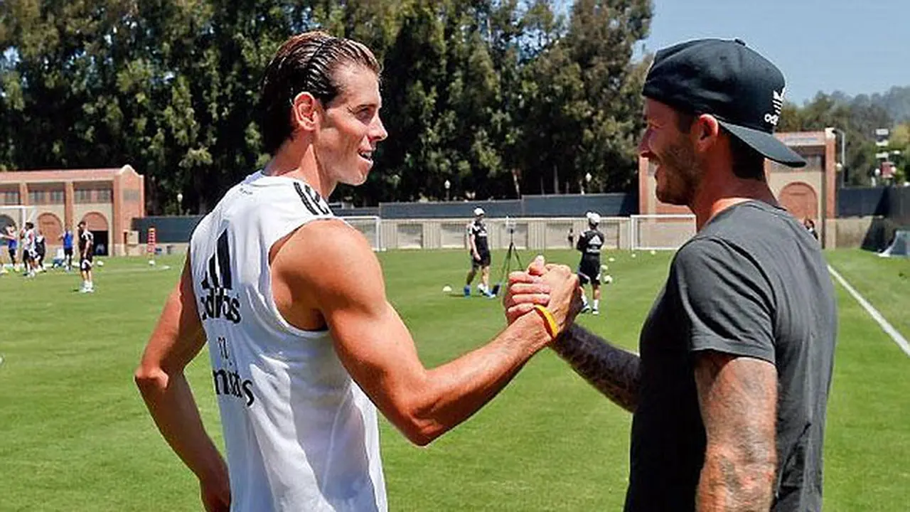 Gareth Bale dan David Beckham