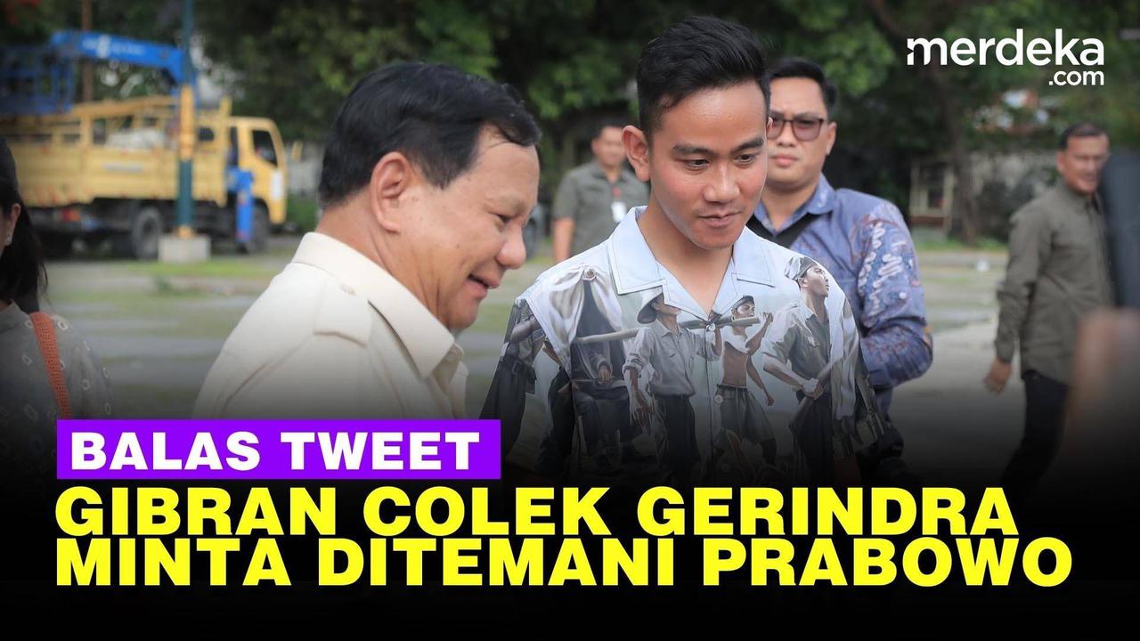 VIDEO: Gibran Balas Komentar Gerindra Minta Ditemani Prabowo