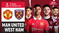 Link Live Streaming Piala FA : Manchester United Vs West Ham di Vidio, 2 Maret 2023. (Sumber : dok. vidio.com)
