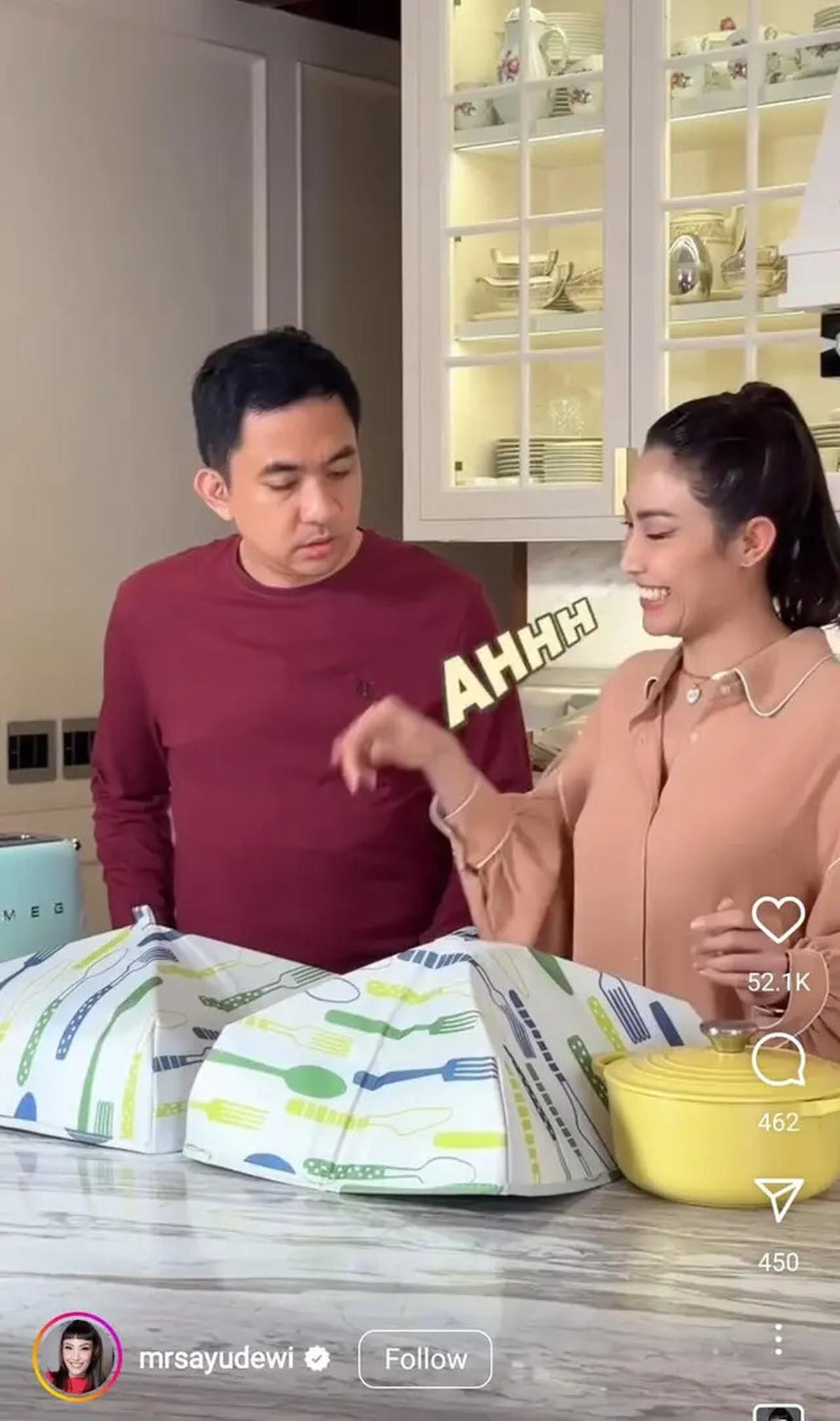 Potret Dapur Ayu Dewi, Elegan dengan Sentuhan Klasik Modern