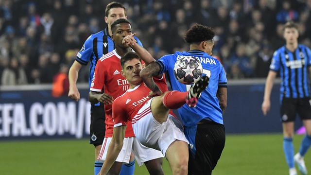 Foto: Sikat Club Brugge di Kandangnya, Benfica Tatap Perempatfinal Liga Champions 2022 / 2023