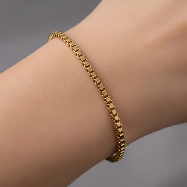 Inspirasi Gelang Emas Minimalis untuk Tabungan Sekaligus Gaya (AI)