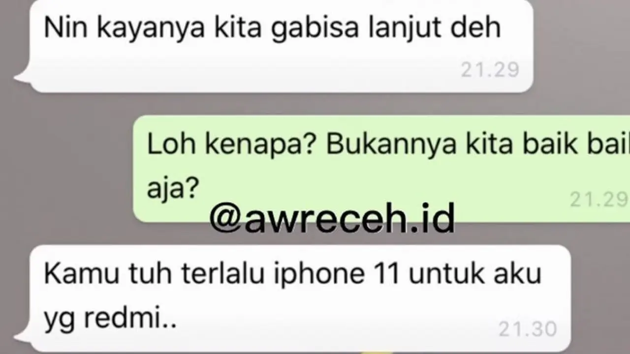 Chat Kocak Saat Menyindir Pacar Ini Bikin Ketawa Geli