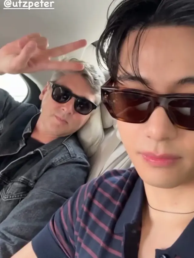 Gaya V BTS selama di Paris bikin curi perhatian. [@thv]