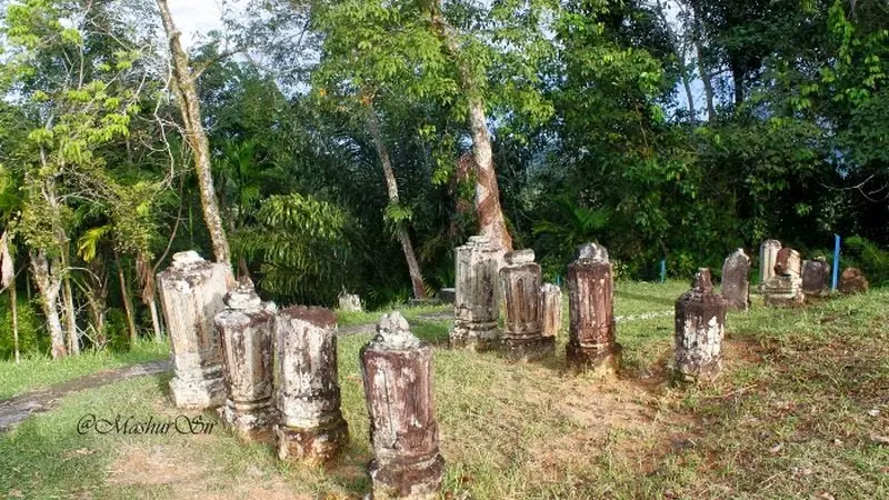 Makam Mahligai - Kompleks makam Islam tertua di Indonesia sebagai bukti masuknya perdaban Islam di bumi Nusantara, di Barus, Tapteng, Sumut. (Foto: sumutprov.go.id/Liputan6.com)