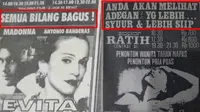 Iklan film di koran lawas (Sumber: Twitter/TarizSolis)