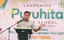 Nurdin Halid Resmikan Puruhita Islamic School, Wujudkan Mimpi Pendidikan Modern Internasional di Gowa