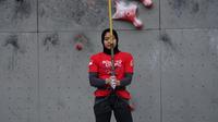 Pemanjat tebing putri, Aries Susanti salah satu andalan Indonesia untuk Olimpiade 2020 (dok; FPTI)