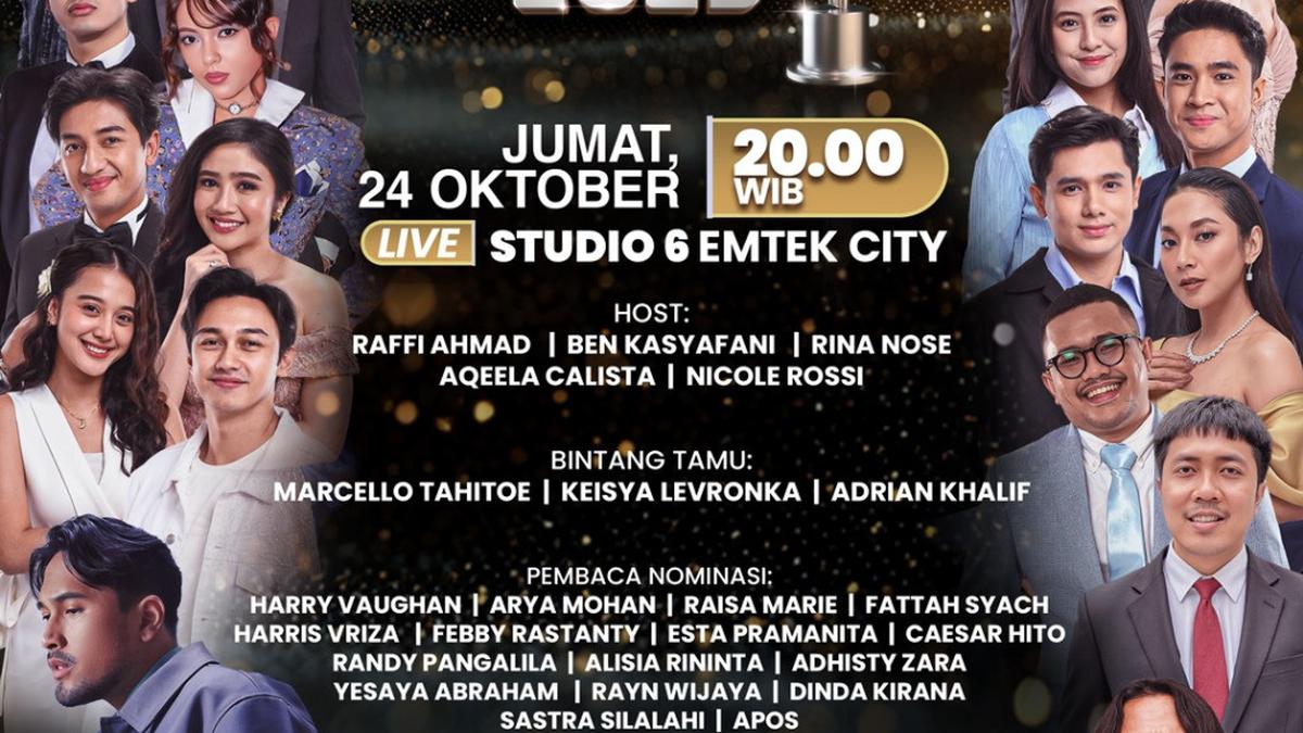 SCTV Awards 2025 Siap Dihelat 24 Oktober 2025, Simak Cara Beri Dukungan untuk Jagoanmu!