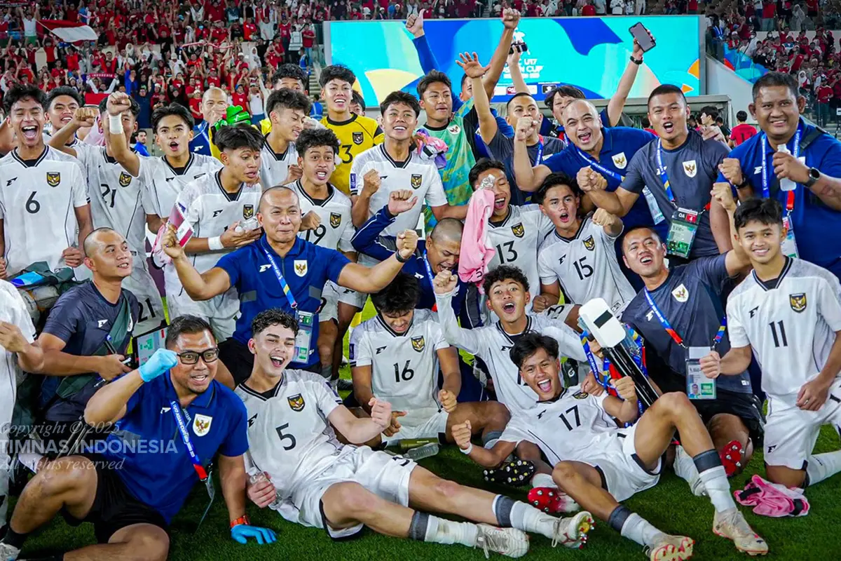 Foto: Momen Kemenangan Timnas Indonesia U-17 Atas Korea Selatan di Piala Asia U-17 2025, Dramatis dan Manis