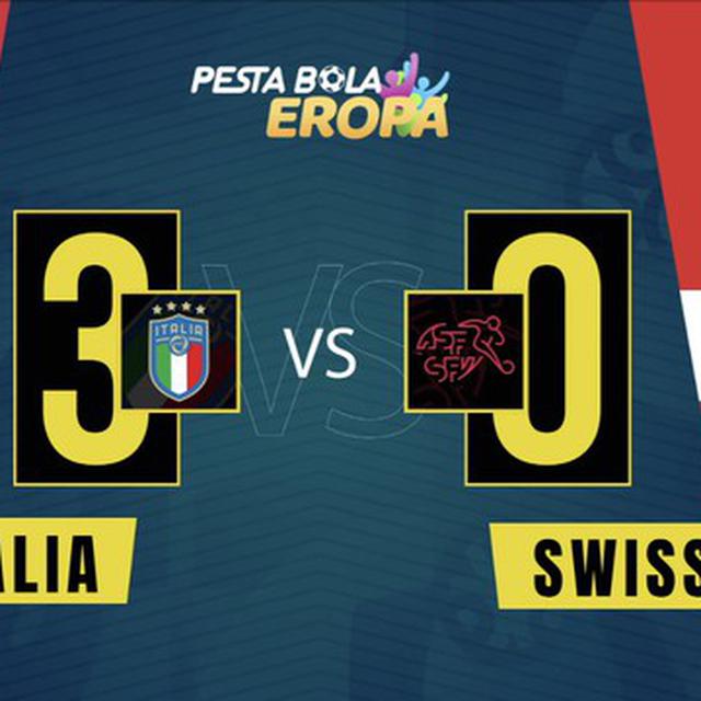 Video Timnas Italia Lolos Ke 16 Besar Euro 2020 Setelah Kalahkan Swiss 3 0 Piala Eropa Bola Com