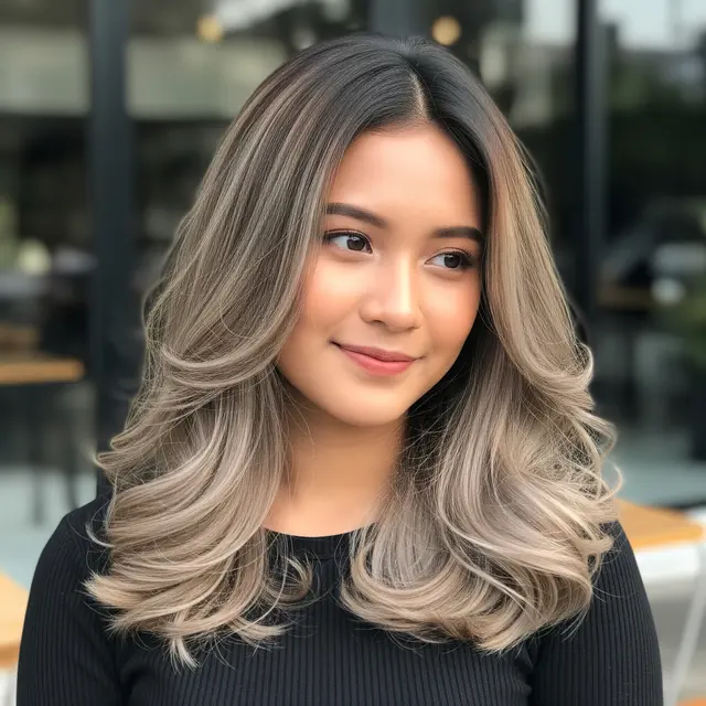 Rambut Pirang Ash Brown