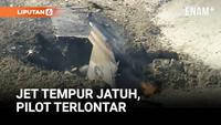 Jet Tempur Jatuh di Gurun California, Pilot Terselamatkan