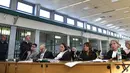 Valentino Talluto menjalani sidang di sebuah pengadilan di Rebibbia, Italia, 25 Oktober 2017. Hakim di Roma menghabiskan waktu lebih dari 10 jam untuk mempertimbangkan hukuman terhadap Talluto, sebelum mengumumkan vonisnya. (Tiziana FABI/AFP)