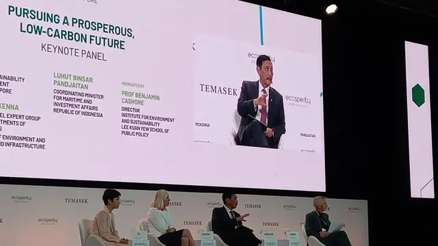 Menteri Koordinator Bidang Kemaritiman dan Investasi (Menko Marves) Luhut B. Pandjaitan menghadiri Ecosperity Week 2023 pada 6 - 8 Juni 2023. (Dok Kemenko Marves)