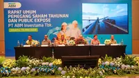 Board Of Commissioners beserta Board of Director PT ABM Investama Tbk (ABMM) dalam acara Public Expose (Pubex) di RA Suite Simatupang, Jakarta Selatan