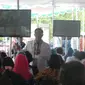 Dokter Ocvtavianus Wahyu menyampaikan info pentingnya tes IVA untuk pencegahan kanker serviks.