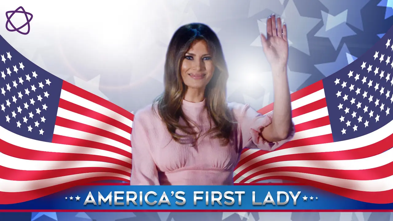 America's First Lady, Melania Trump. (Digital Imaging: M. Iqbal Nurfajri)