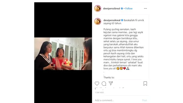 Instagram/ dewiperssikreal