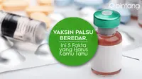 Supaya tidak terjadi kesalahan, kamu harus bisa membedakan mana vaksin yang asli dan palsu. (Digital Imaging: Muhammad Iqbal Nurajri)