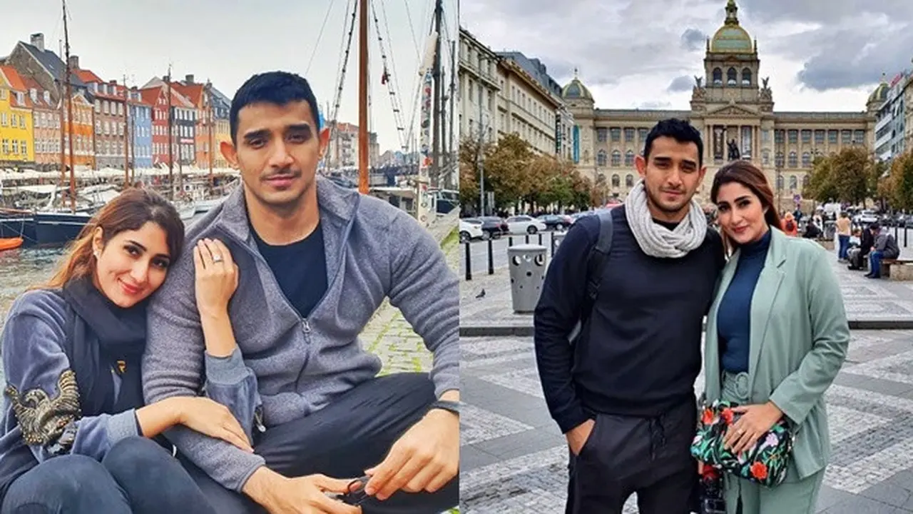 6 Momen Romantis Tania Nadira dan Suami Bulan Madu Keliling Eropa