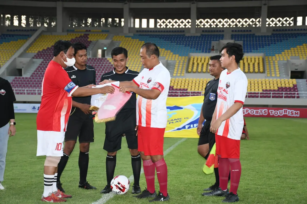 Pertandingan eksibisi turnamen Piala Gibran "SIWO-PWI" 2022