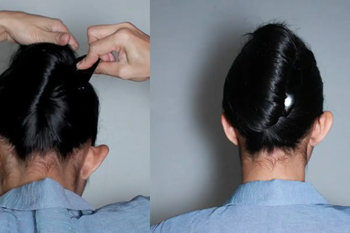 Cepol pramugari termasuk salah satu style rambut mudah/copyright: skydew