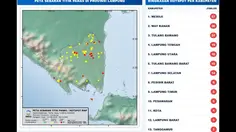 203 Titik Panas Terdeteksi di Lampung, Ini Sebarannya