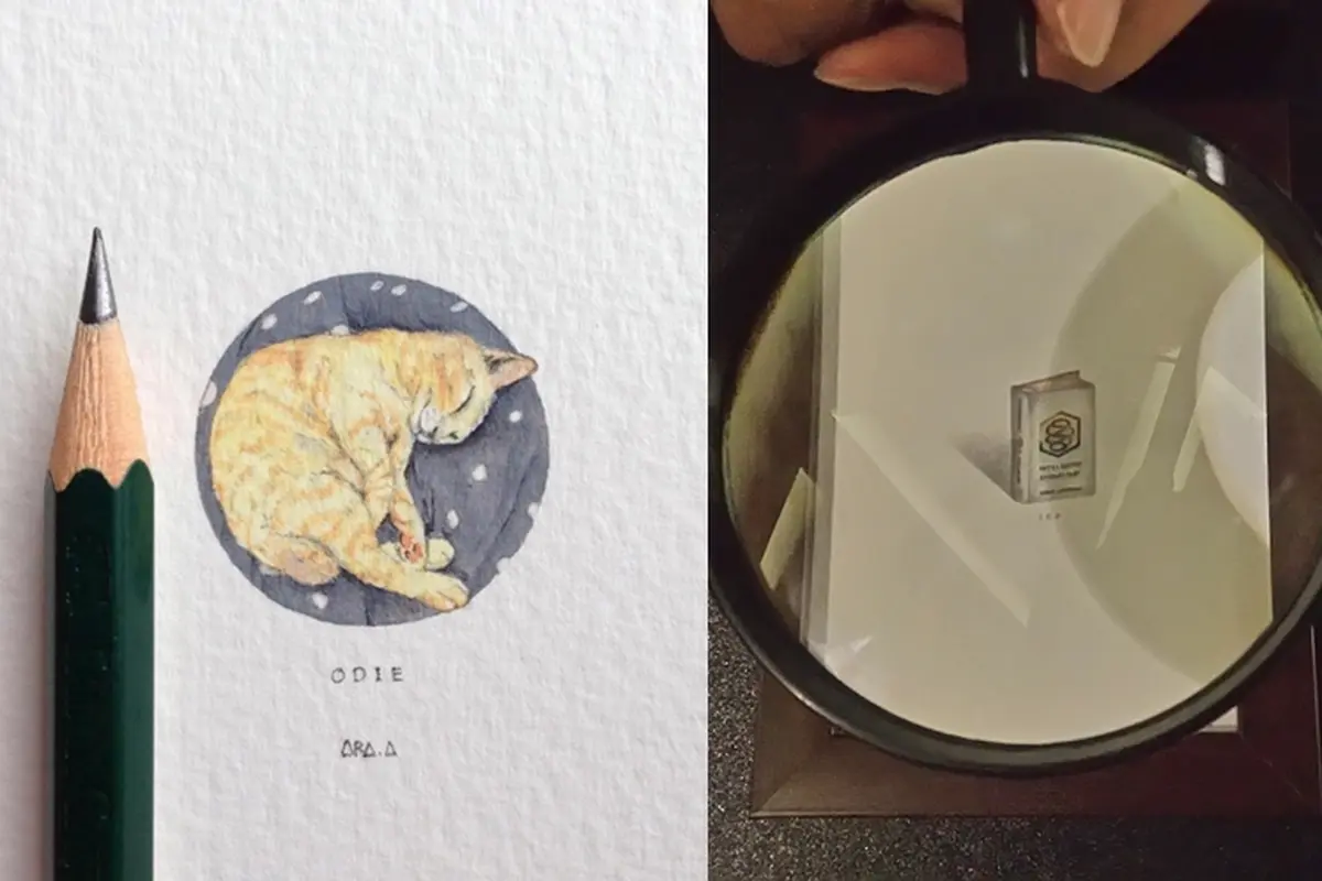Miniatur Painting, Seni Lukis Mini nan Menggemaskan 