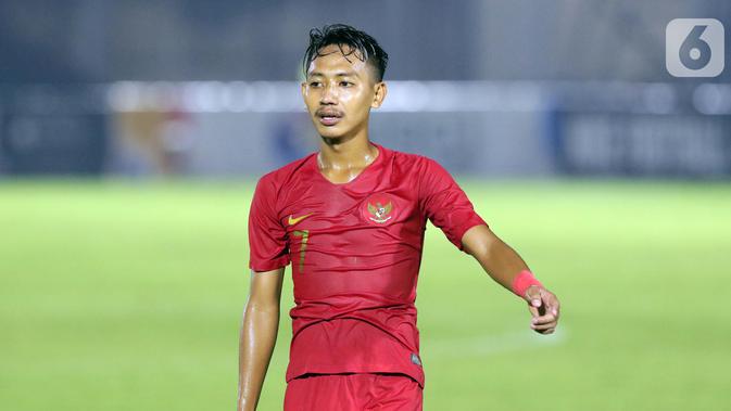 Beckham Putra Nugraha dicoret dari Timnas Indonesia U-19. (Liputan6.com/Helmi Fithriansyah)