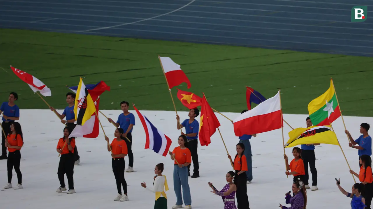 Foto: Insiden Bendera Terbalik, Bukan yang Pertama Kali Dialami Indonesia di Upacara Pembukaan SEA Games