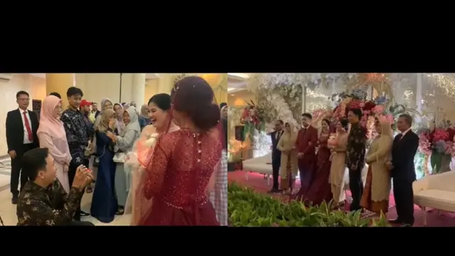 Viral Lamaran Saat Nikahan Sahabat